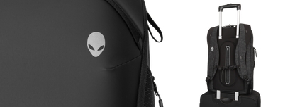 Dell AW724P Alienware Horizon 18" Weather-Resistant Shockproof Travel Backpack - GalaxyWeave Black