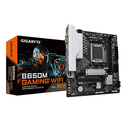 GIGABYTE B650M GAMING WIFI DDR5 AMD AM5 Socket Micro ATX Gaming Motherboard