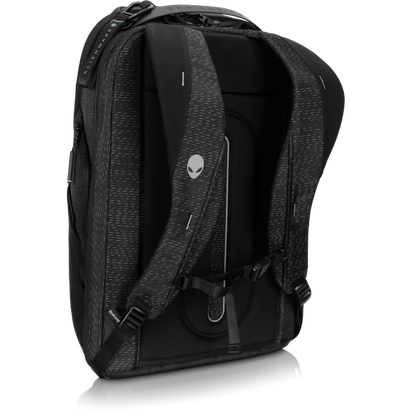 Dell AW724P Alienware Horizon 18" Weather-Resistant Shockproof Travel Backpack - GalaxyWeave Black