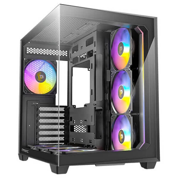 ANTEC CONSTELLATION SERIES C5 ARGB Tempered Glass Side Panel ATX Mid Tower Gaming Cabinet - Black