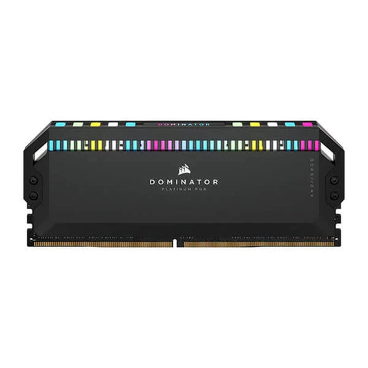 CORSAIR DOMINATOR PLATINUM RGB 64GB (2x32GB) DDR5 DRAM 5600MHz CL40 Desktop Memory Kit - Black