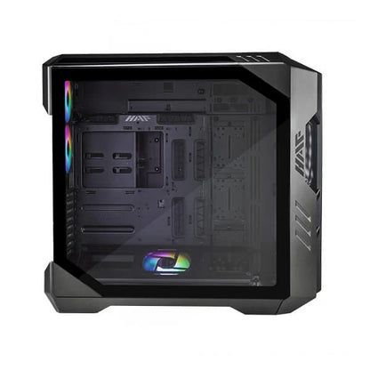 Cooler Master HAF700 E-ATX ARGB Tempered Glass Side Panel Full Tower Gaming Cabinet - Titanium Grey