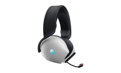 Dell Alienware AW720H RGB Dual-Mode Wireless Gaming Headset with Uni-directional Microphone - Lunar Light