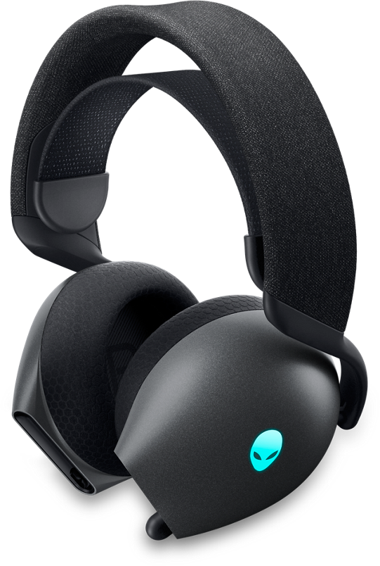 Dell Alienware AW720H RGB Dual-Mode Wireless Gaming Headset with Uni-directional Microphone - Dark Side of the Moon