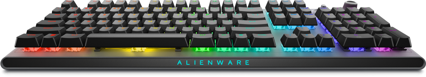 Dell Alienware AW920K Tri-Mode Bluetooth Wireless RGB Backlit Mechanical Gaming Keyboard - Dark Side of the Moon