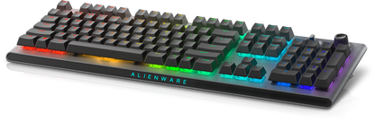 Dell Alienware AW920K Tri-Mode Bluetooth Wireless RGB Backlit Mechanical Gaming Keyboard - Dark Side of the Moon