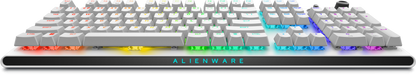 Dell Alienware AW920K Tri-Mode Bluetooth Wireless RGB Backlit Mechanical Gaming Keyboard - Lunar light