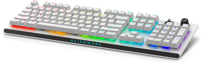 Dell Alienware AW920K Tri-Mode Bluetooth Wireless RGB Backlit Mechanical Gaming Keyboard - Lunar light