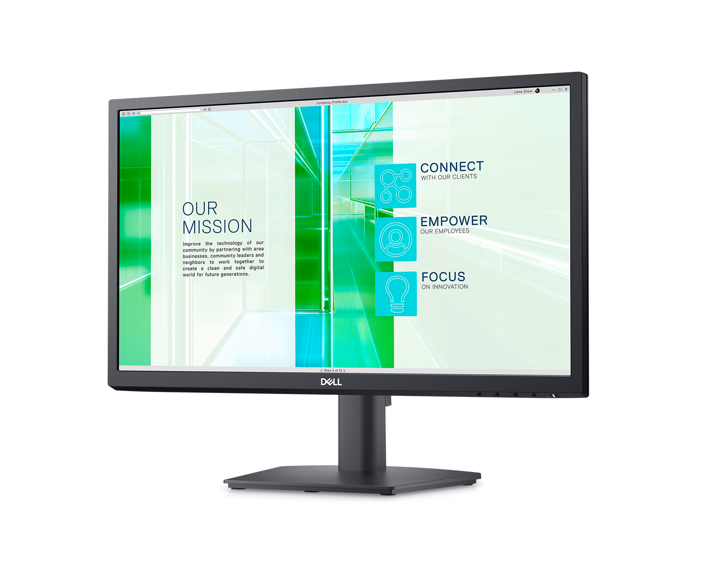 Dell E2223HN 22" 60Hz 1080p FHD Flicker-free Antiglare VA Panel Technology Monitor