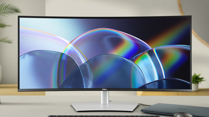 Dell U3425WE UltraSharp 34" 120Hz 1440p WQHD IPS Panel Thunderbolt Hub Curved Monitor with Integrated Speakers