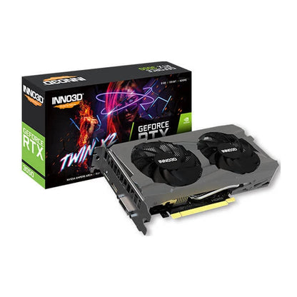 INNO3D GEFORCE RTX 3050 TWIN X2 8GB 1777MHz GDDR6 128-Bit Graphics Card