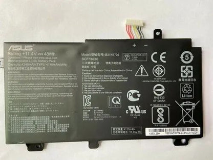 Asus B31N1726-1 Original OEM 48Whr 4240mAh 11.4V 3 Cell Laptop Battery for Select Asus Laptops