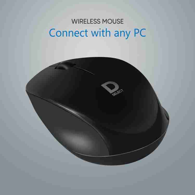 Dell Exclusive D SELECT DS320 1200DPI 2.4GHz USB Optical Wireless Mouse - Black