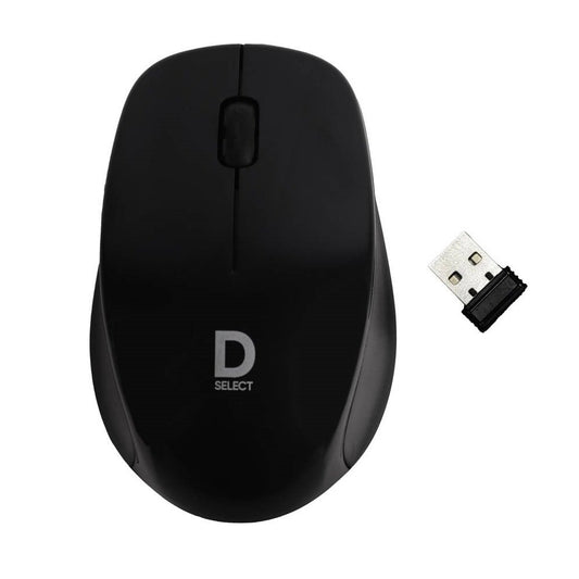 Dell Exclusive D SELECT DS320 1200DPI 2.4GHz USB Optical Wireless Mouse - Black