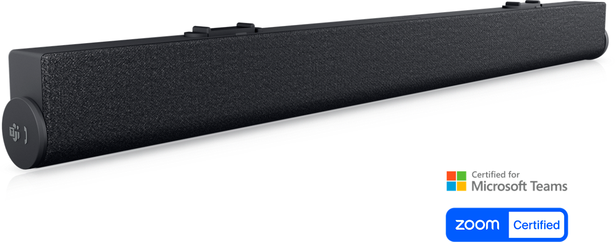 Dell SB522A Conferencing Soundbar with AI Noise Cancellation and Built-in Microphone - Black