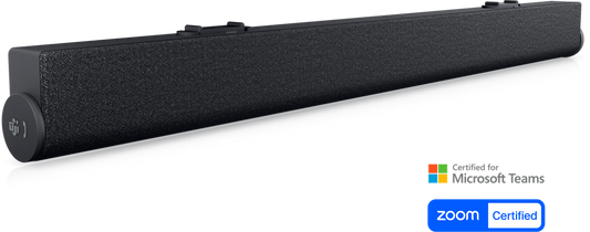 Dell SB522A Conferencing Soundbar with AI Noise Cancellation and Built-in Microphone - Black