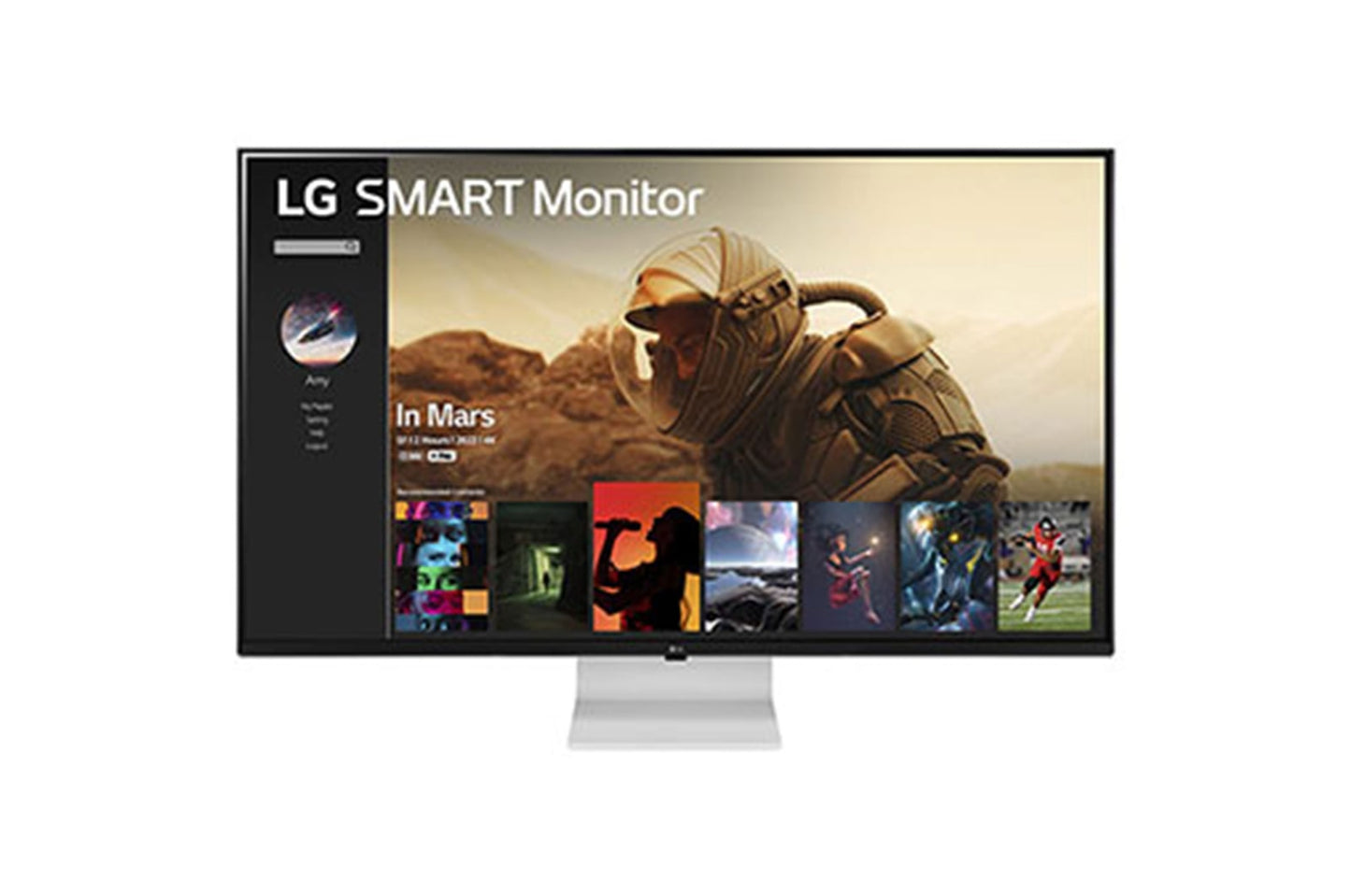 LG 43SQ700S-W 43" 4K UHD IPS Smart Display with webOS Monitor