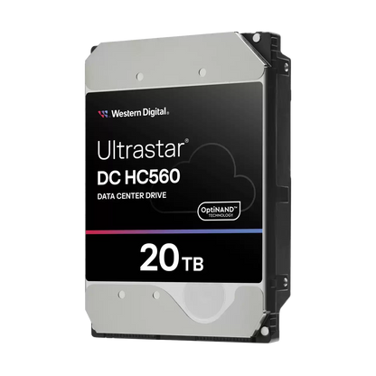 Western Digital Ultrastar DC HC560 20TB 3.5" SATA 6Gb/s 7200RPM Internal Hard Drive