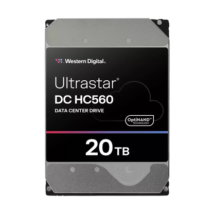 Western Digital Ultrastar DC HC560 20TB 3.5" SATA 6Gb/s 7200RPM Internal Hard Drive