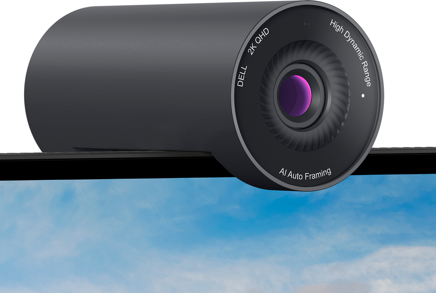 Dell Pro WB5023 60 FPS 1440p 2K QHD USB 2.0 Type-A HDR Webcam with Built-in Microphone - Black