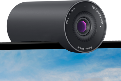 Dell Pro WB5023 60 FPS 1440p 2K QHD USB 2.0 Type-A HDR Webcam with Built-in Microphone - Black