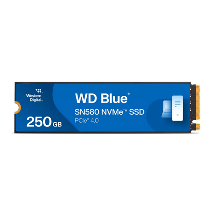 Western Digital SN580 250GB M.2 2280 NVMe Internal Solid State Drive - Blue