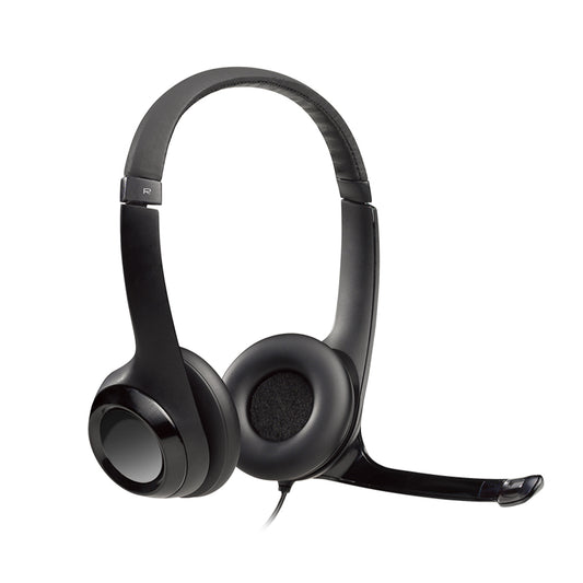 Logitech H390 USB Wired Headphone with Noise Cancelling and Rotatable Mic