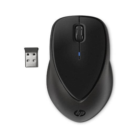 HP USB Comfort Grip Wireless Mouse with LED Indicator