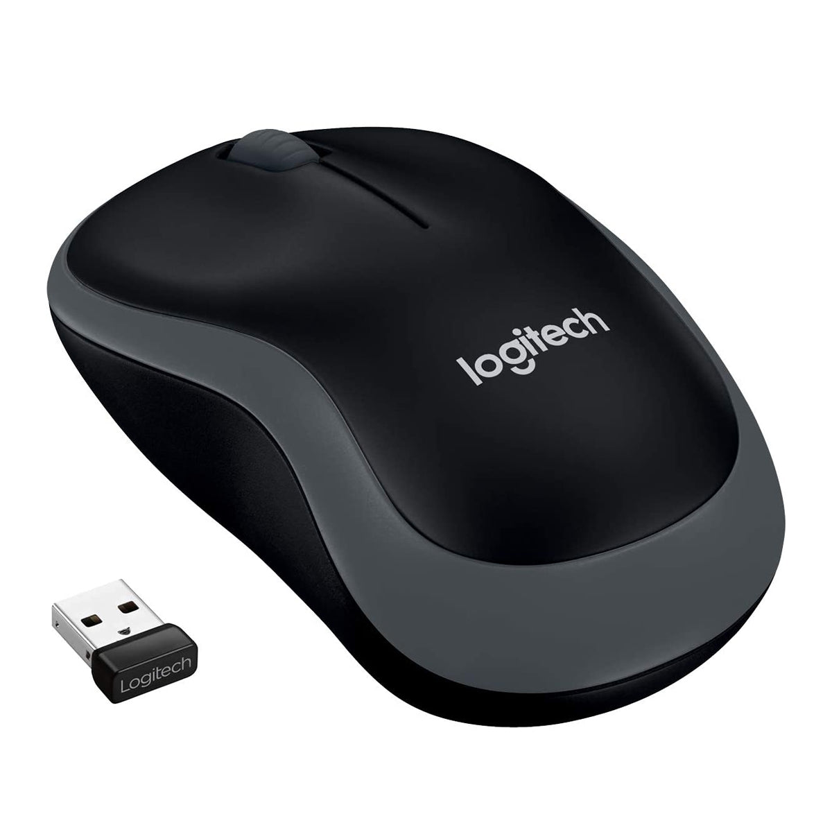 Logitech M185 वायरलेस ऑप्टिकल माउस 2.4 Ghz तकनीक और 12 महीने की बैटरी लाइफ के साथ