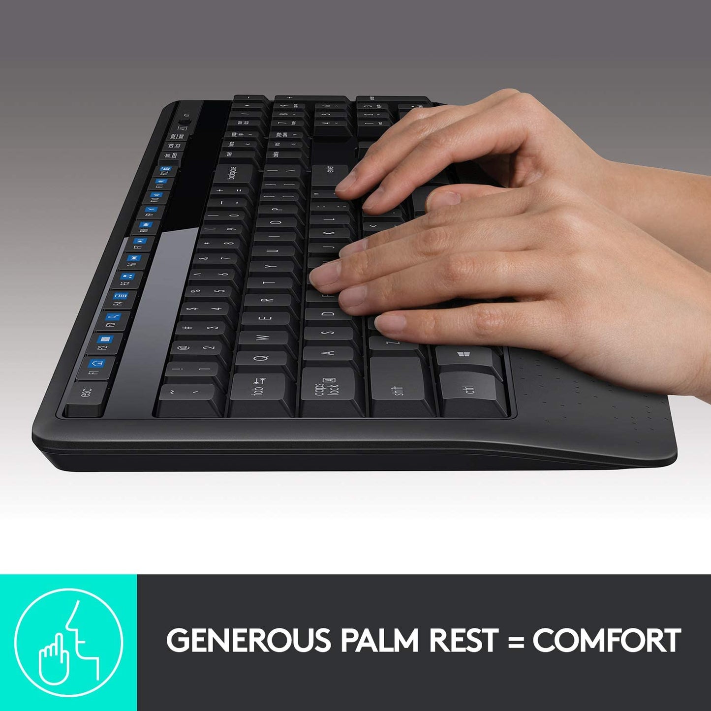 Logitech MK345 Wireless Keyboard and Mouse Combo with Ultra Long Battery Life