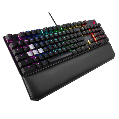 ASUS ROG Strix Scope Deluxe RGB Mechanical Keyboard with Cherry MX Red Switch and On-Board Memory