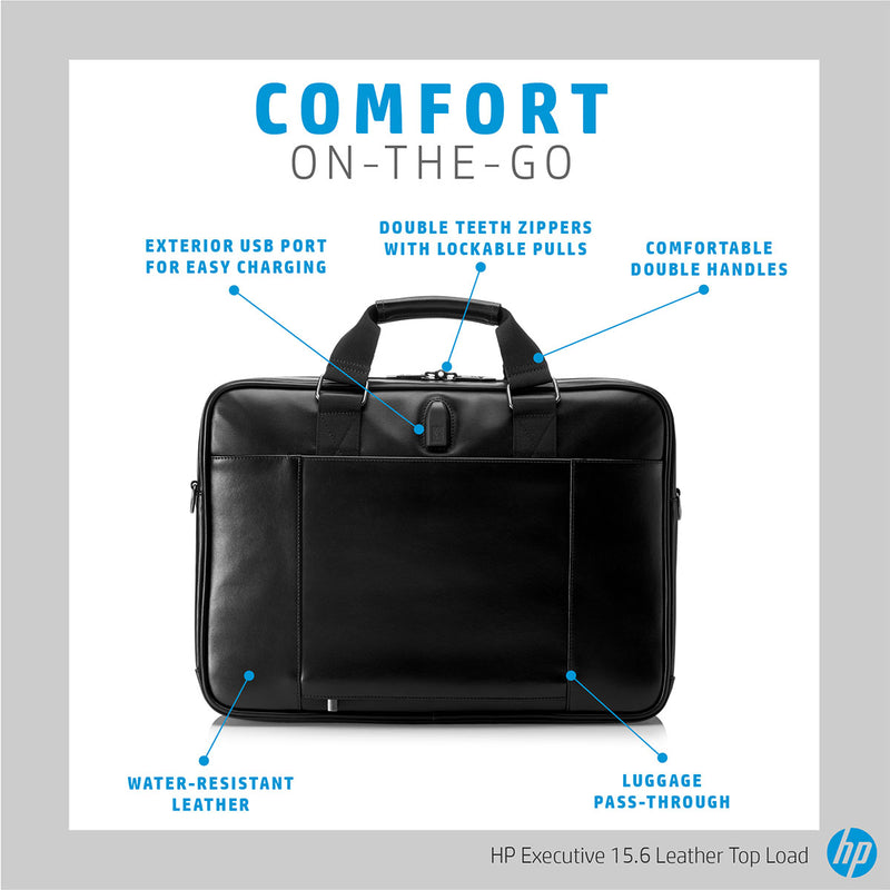 Hp leather hot sale laptop bag