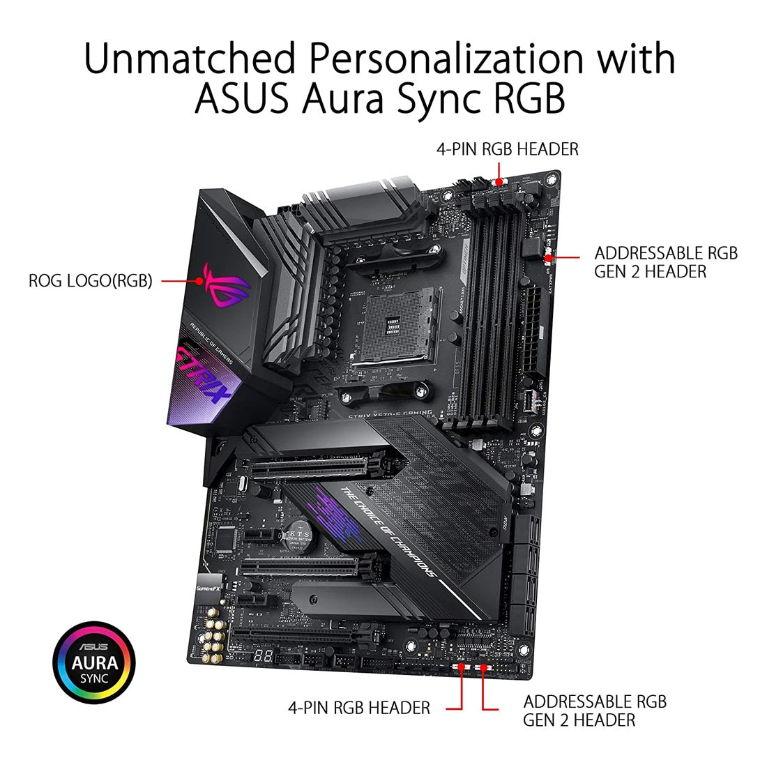 ASUS ROG STRIX X570-E AMD AM4 ATX गेमिंग मदरबोर्ड PCIe 4.0 और डुअल M.2 के साथ