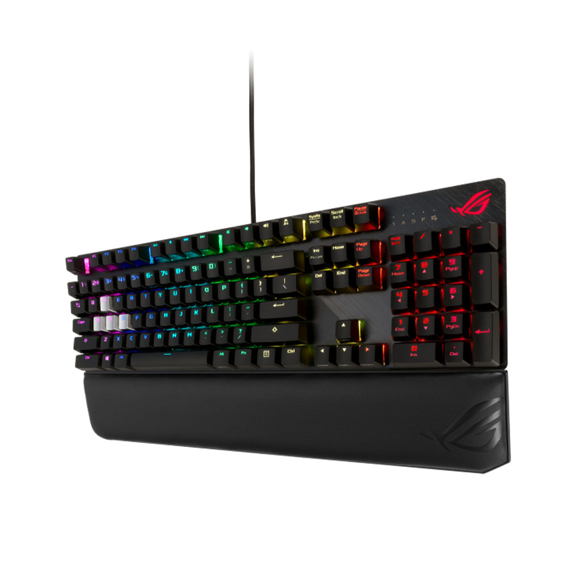 ASUS ROG Strix Scope Deluxe RGB Mechanical Keyboard with Cherry MX Red Switch and On-Board Memory