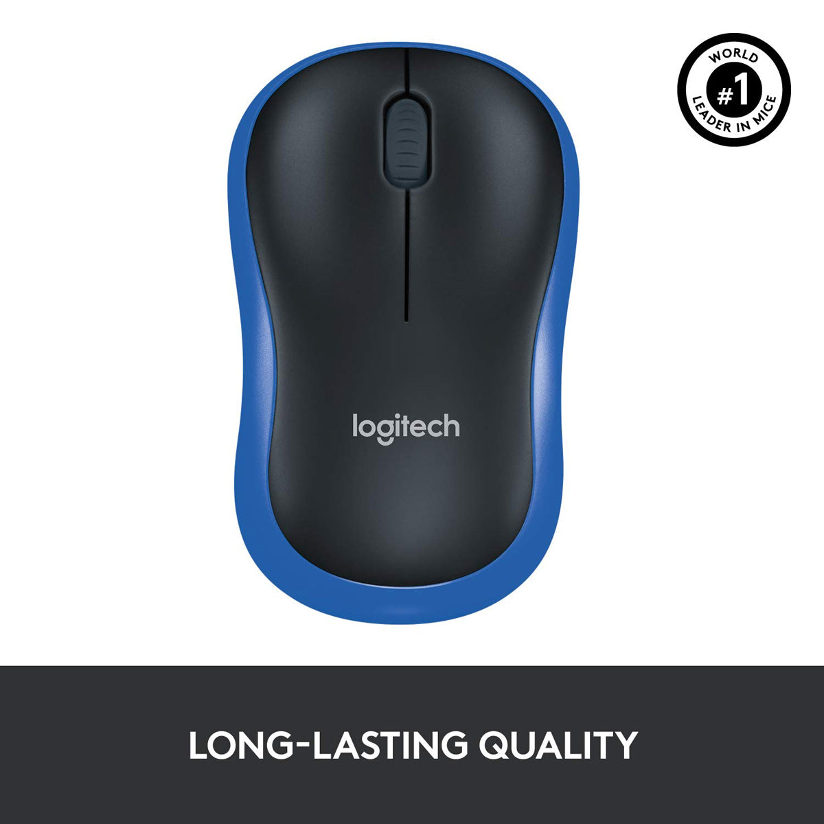 Logitech M185 वायरलेस ऑप्टिकल माउस 2.4 Ghz तकनीक और 12 महीने की बैटरी लाइफ के साथ