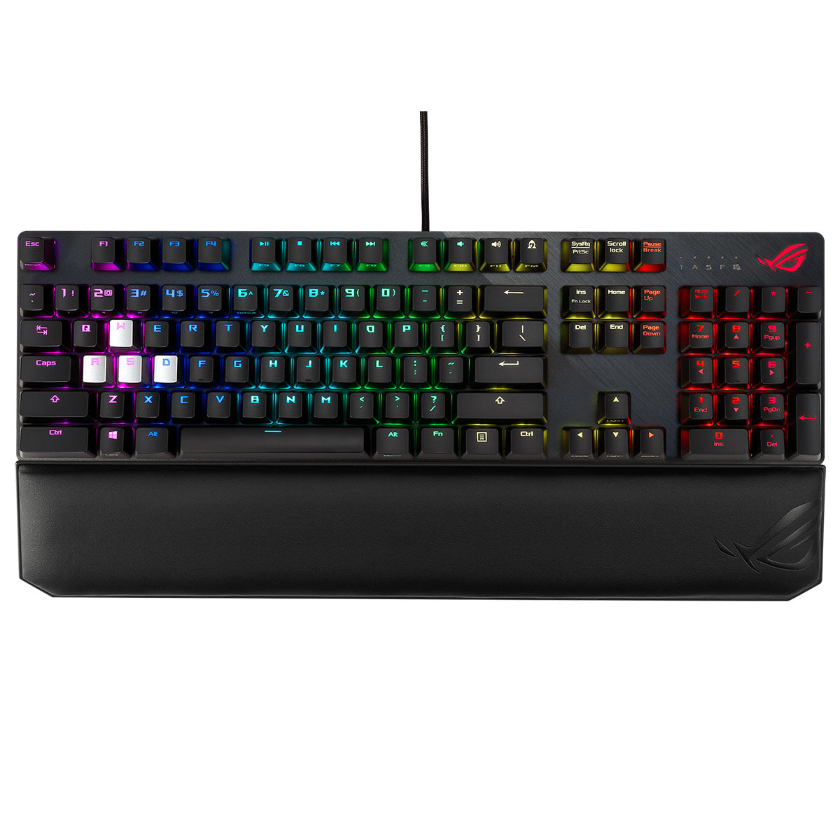 ASUS ROG Strix Scope Deluxe RGB Mechanical Keyboard with Cherry MX Red Switch and On-Board Memory