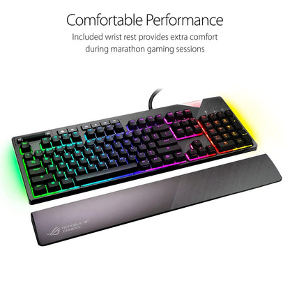 ASUS ROG Strix Flare RGB Mechanical Keyboard with Cherry MX Switches and On-Board Memory