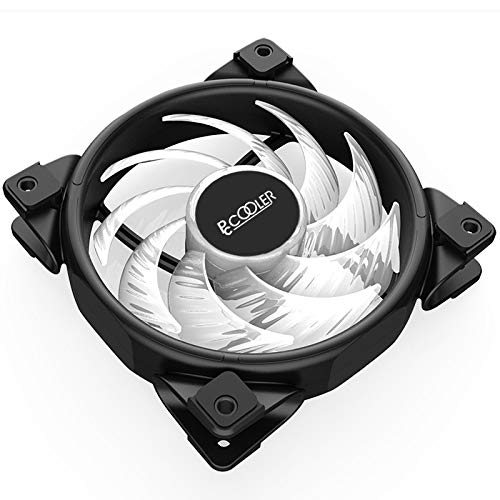 PCCOOLER Halo 3-in-1 FGRB Case Fan with 120mm PWM Fan and ARGB Controller