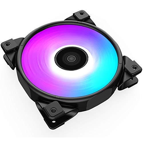 PCCOOLER Halo 3-in-1 FGRB Case Fan with 120mm PWM Fan and ARGB Controller