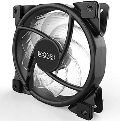 PCCOOLER Halo 3-in-1 FGRB Case Fan with 120mm PWM Fan and ARGB Controller