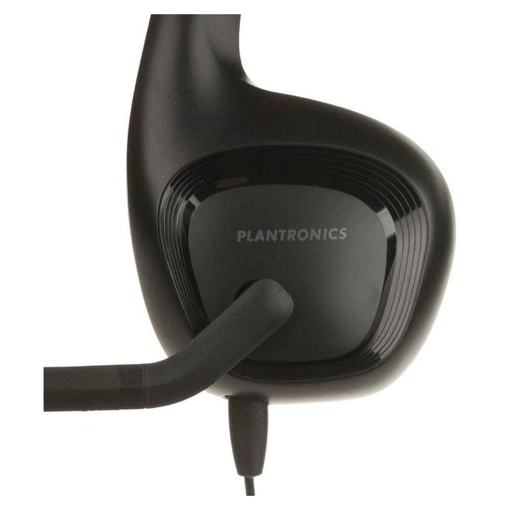 Plantronics Audio 628 USB Lightweight Overhead Stereo Headset with Inline Controls Noise Cancellation and High Quality Audio