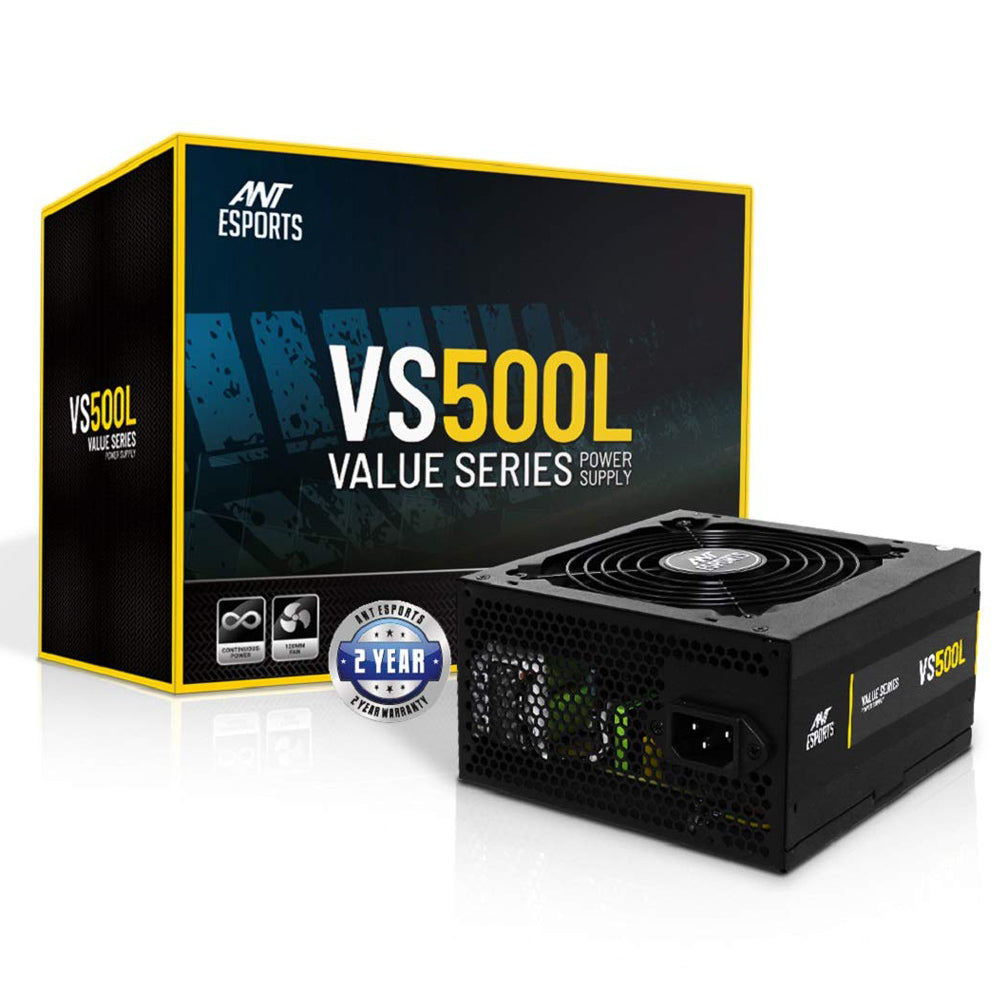 Ant Esports VS500L 500W Non-Modular 80 Plus Bronze SMPS Power Supply