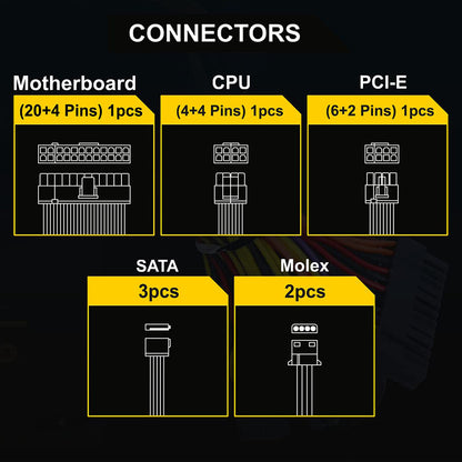 Ant Esports VS500L 500W Non-Modular 80 Plus Bronze SMPS Power Supply