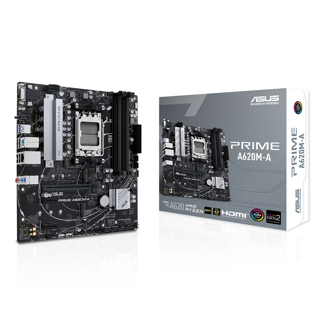 ASUS PRIME A620M-A AMD A620 AM5 Micro-ATX Motherboard