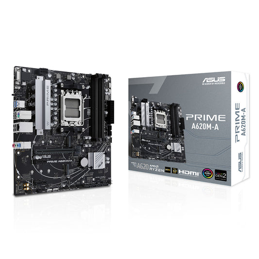 ASUS PRIME A620M-A AMD A620 AM5 Micro-ATX Motherboard