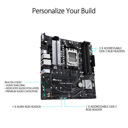 ASUS PRIME A620M-A AMD A620 AM5 Micro-ATX Motherboard