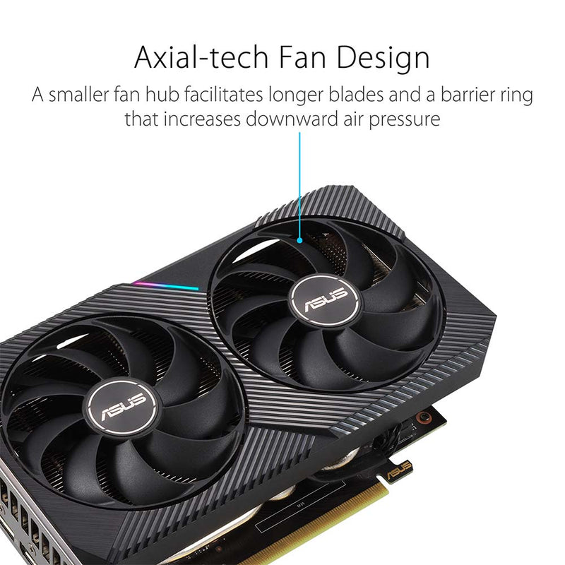 Buy ASUS Dual RTX 3050 OC Graphics card 12GB GDDR6 Online - tpstech.in