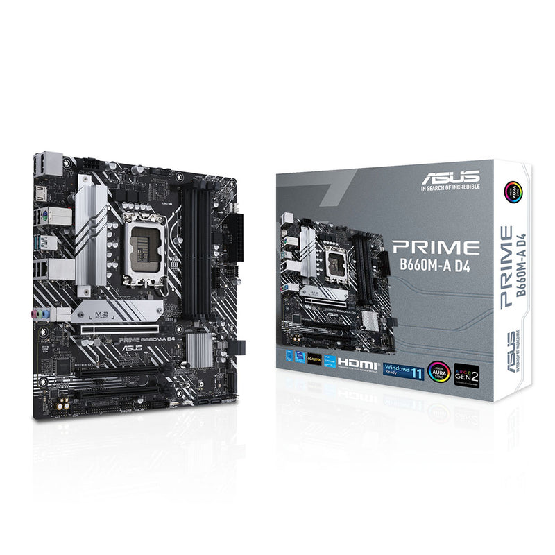 ASUS PRIME B660M-A D4 Intel B660 LGA 1700 M-ATX Motherboard - TPSTech