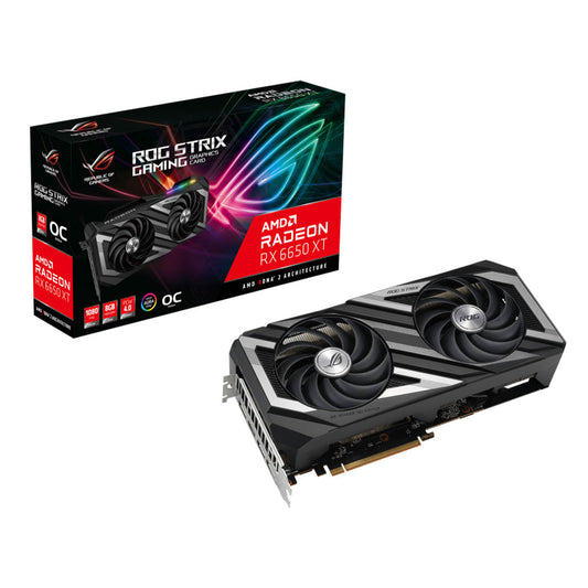 ASUS ROG STRIX RX 6650 XT OC एडिशन 8GB GDDR6 128-बिट ग्राफ़िक्स कार्ड 