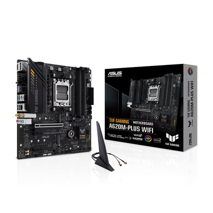 ASUS TUF GAMING A620M-Plus WIFI AMD A620 AM5 Micro-ATX Motherboard